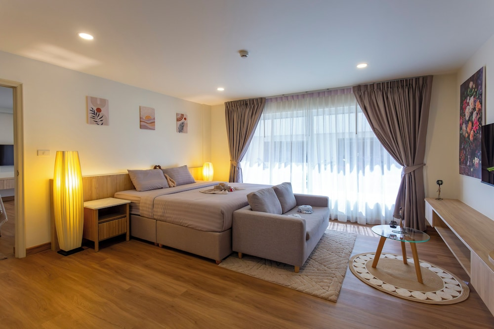 1BR Walk to Lamai Beach Sauna & Gym C264