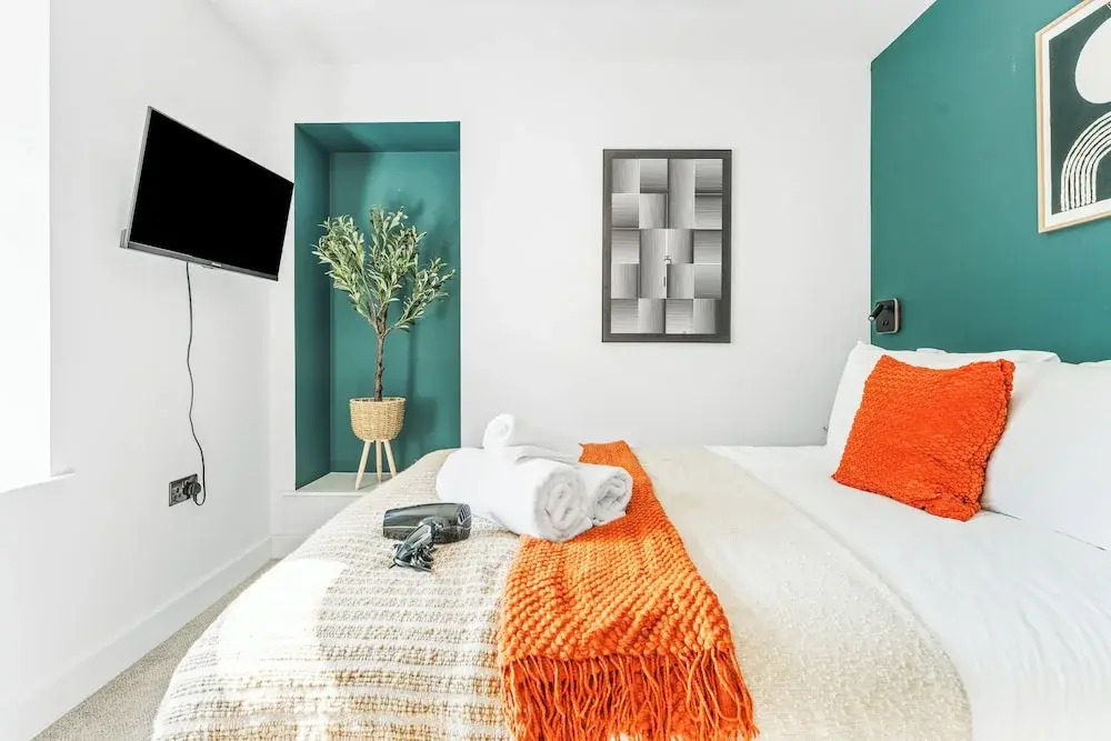 Boho Vista| Stylish Central1BR Flat in Cardiff Bay