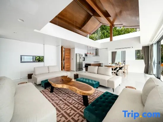 Samui Privacy Modern Luxury Seaview Natural Rainforest Infinity Pool Villa