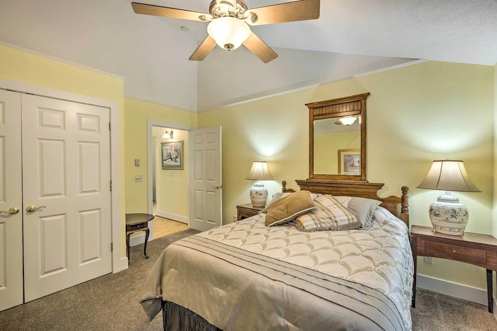 Near Ice Fishing & Snowmobiling: Frankfort Home
