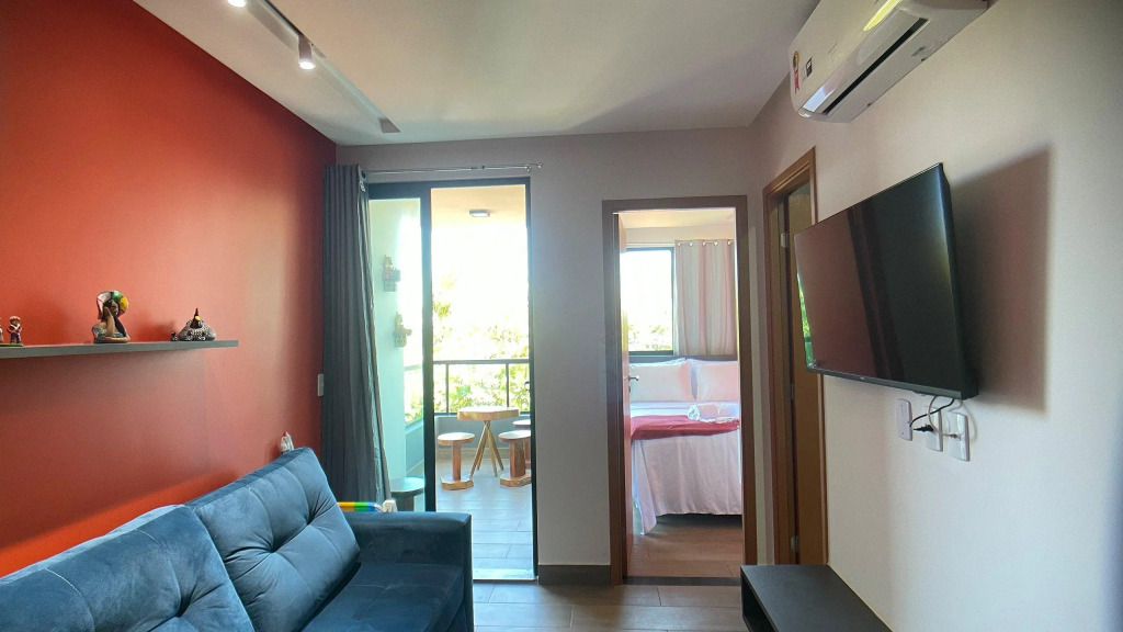 Ap 1 qto Porto de Galinhas, Lazer com Piscina - Villa Oceanica 305