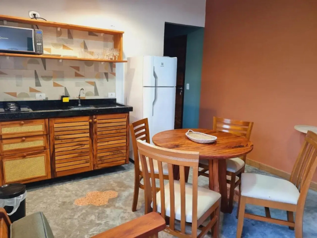 Pg1: Apto Na Frente Da Praia Com Cozinha E Garagem