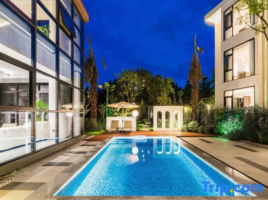 Guiyin Qingcheng Villa · Valley Garden Private Hot Spring Detached Villa