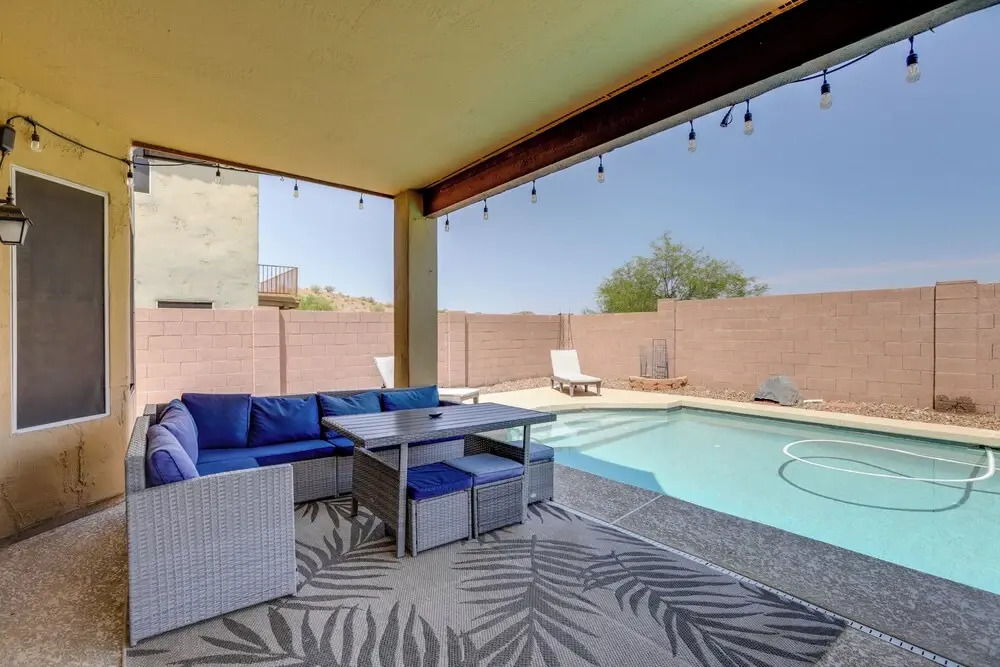 Heated Pool & Lake Views: Goodyear Getaway