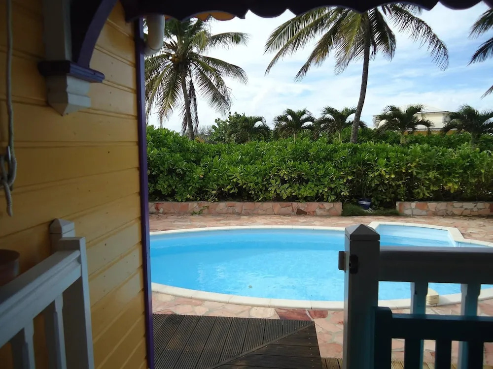 Bungalow With 2 Bedrooms in Le Moule, With Wonderful sea View, Private