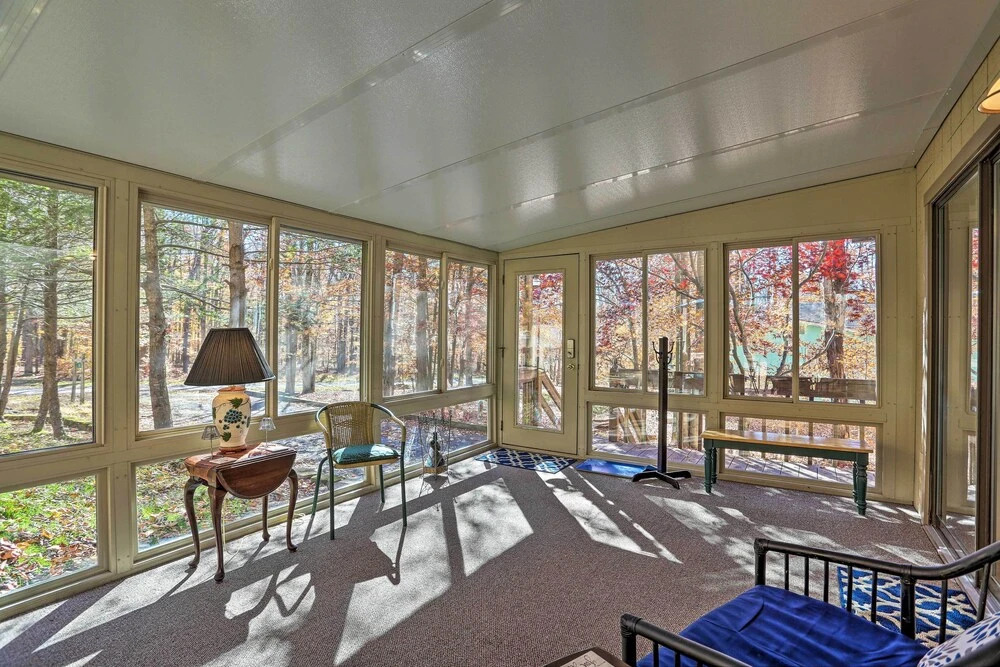 1 Mi to Arrowhead Lake: Pocono Home w/ Fire Pit