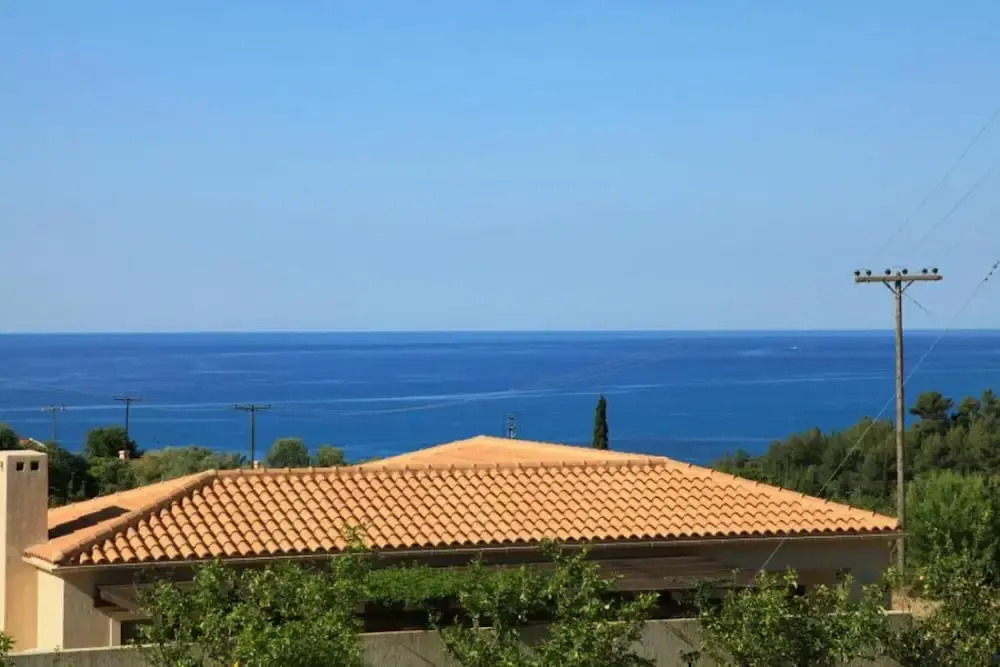 Villa Katerina Large Private Pool Walk to Beach Sea Views A C Wifi Car Not Required - 1021