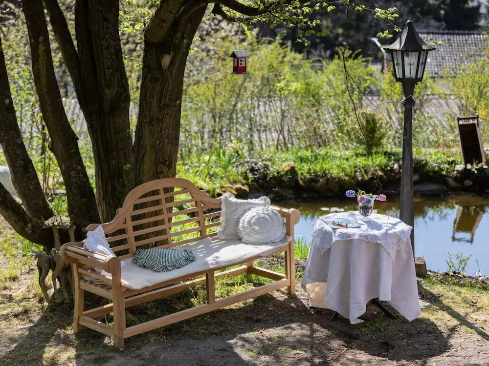 Ferienwohnung in Oberfranken mit Garten