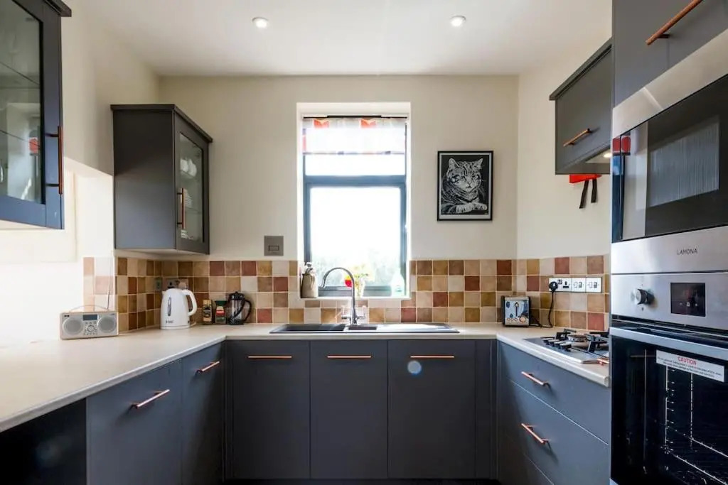 The Hexagon, wow what a location, views over the Essex marshes and sea