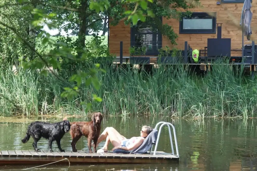 Tiny House in Ruhiger Alleinlage am Naturteich