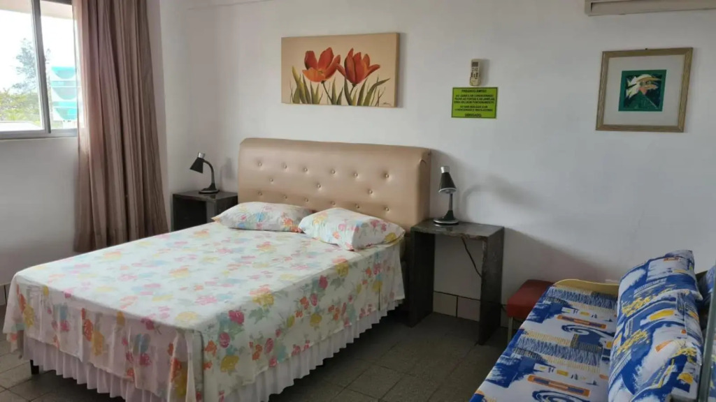 PRAIA 4 ILHAS Apartamento 1 Quarto a 60M Da Praia AR WIFI