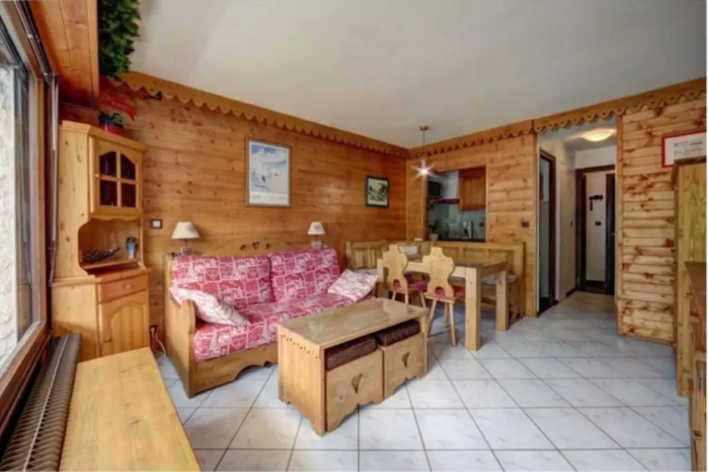Studio With Balcony Center In Grand Bornand
