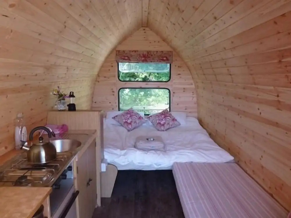 Ceridwen Glamping, double decker bus and Yurts