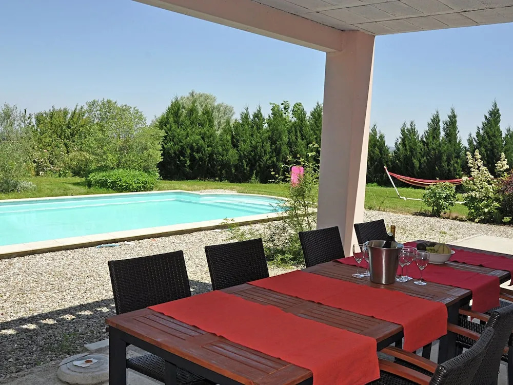 Villa with heated swimming pool and spectacular view in diverse surroundings