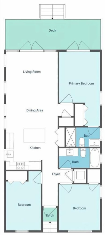 Seacrest 3BR Cottage at Camp Creek Pool, Hot tub & Beach Nearby!