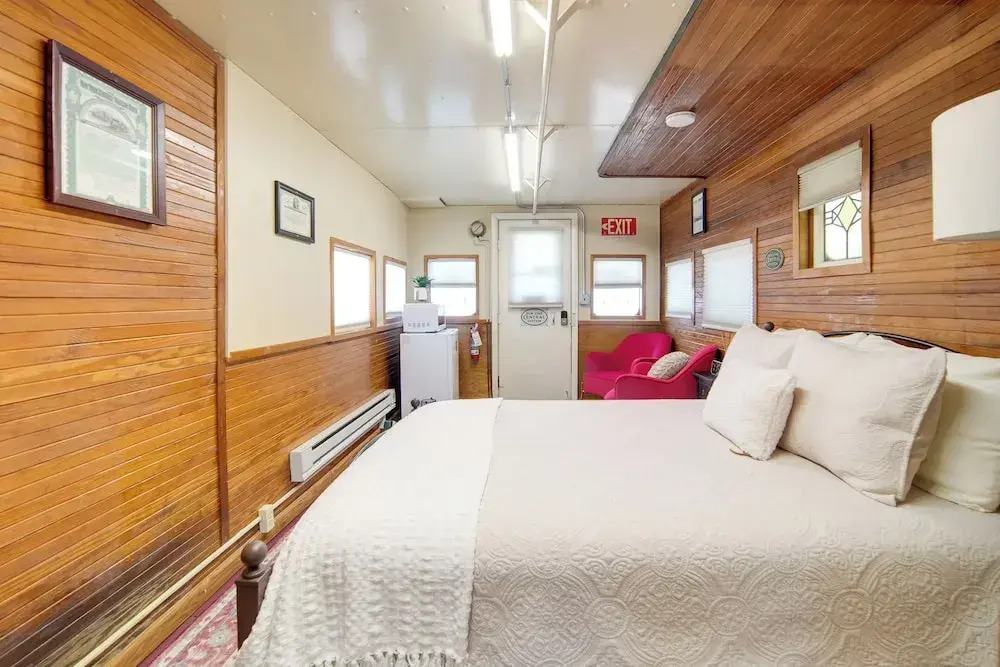 'red NY Central,' Converted Railcar in Dubois!