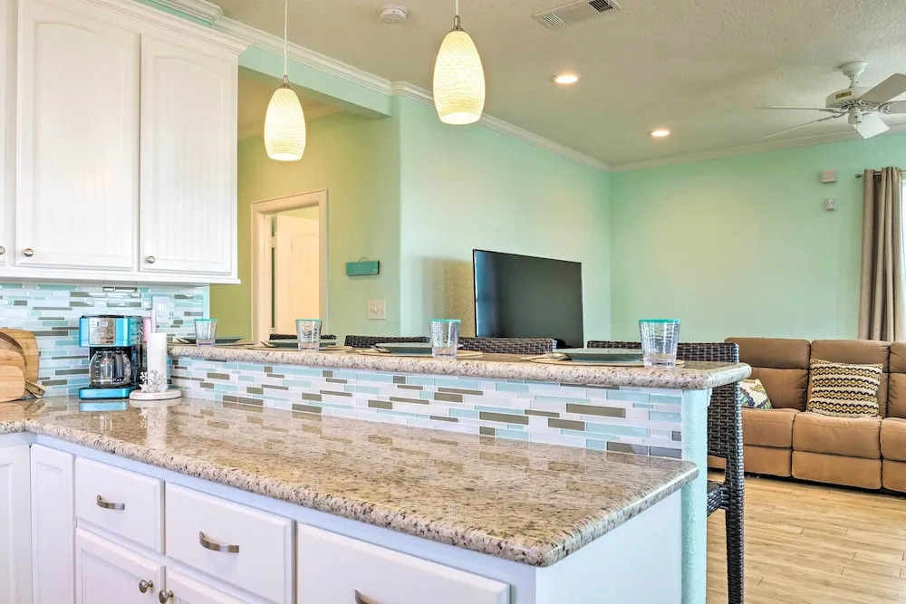 Furnished Deck + Ocean Views: Surfside Beach Home