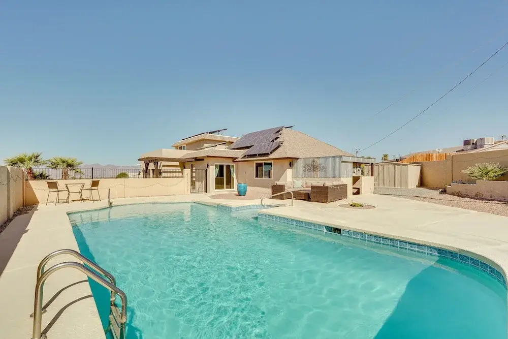 Furnished Patio + Pool: Lake Havasu City Getaway!