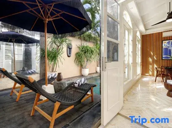 Private 1BR Designer Villa Central Canggu extra Office Room