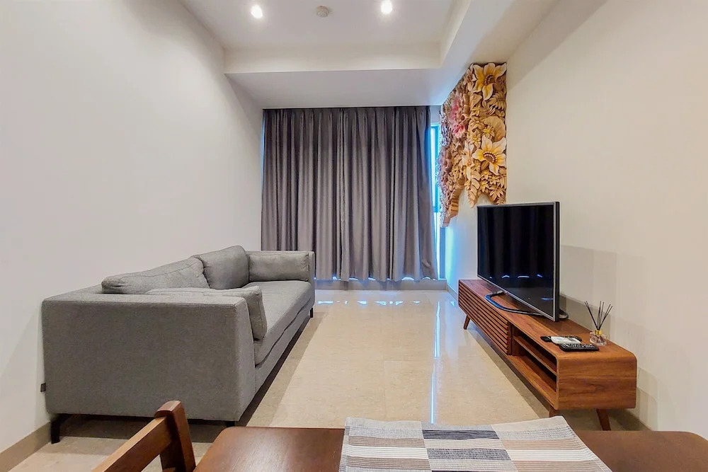 A Luxury 1BR Bali Style Apartment at Branz BSD City