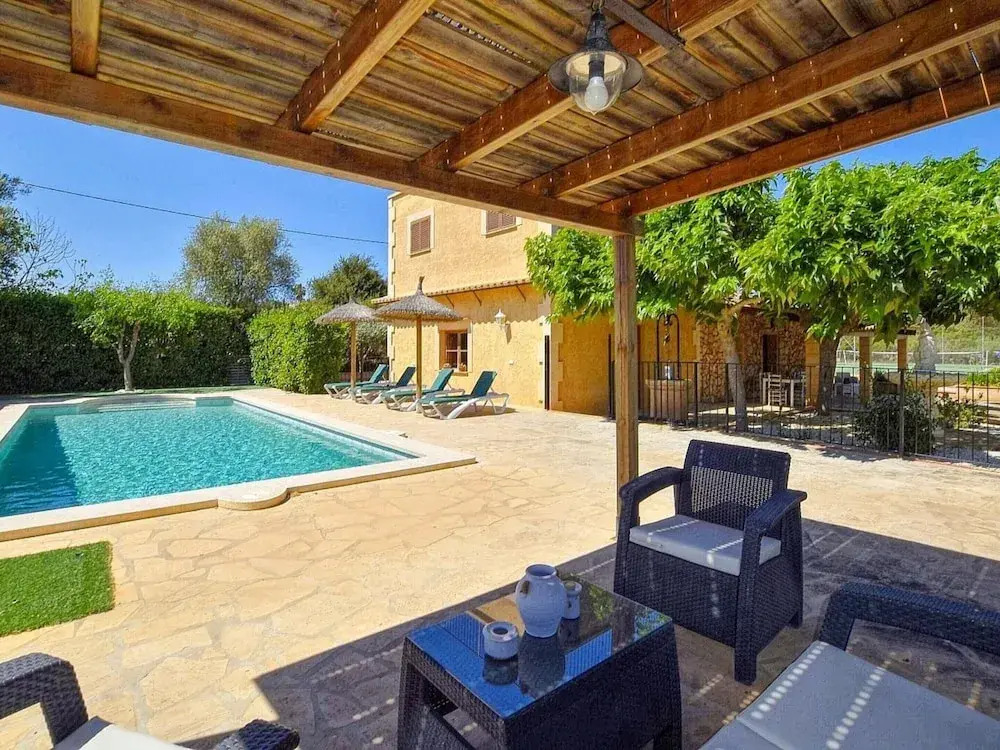 Villa in Manacor with Pool and Tennis Court