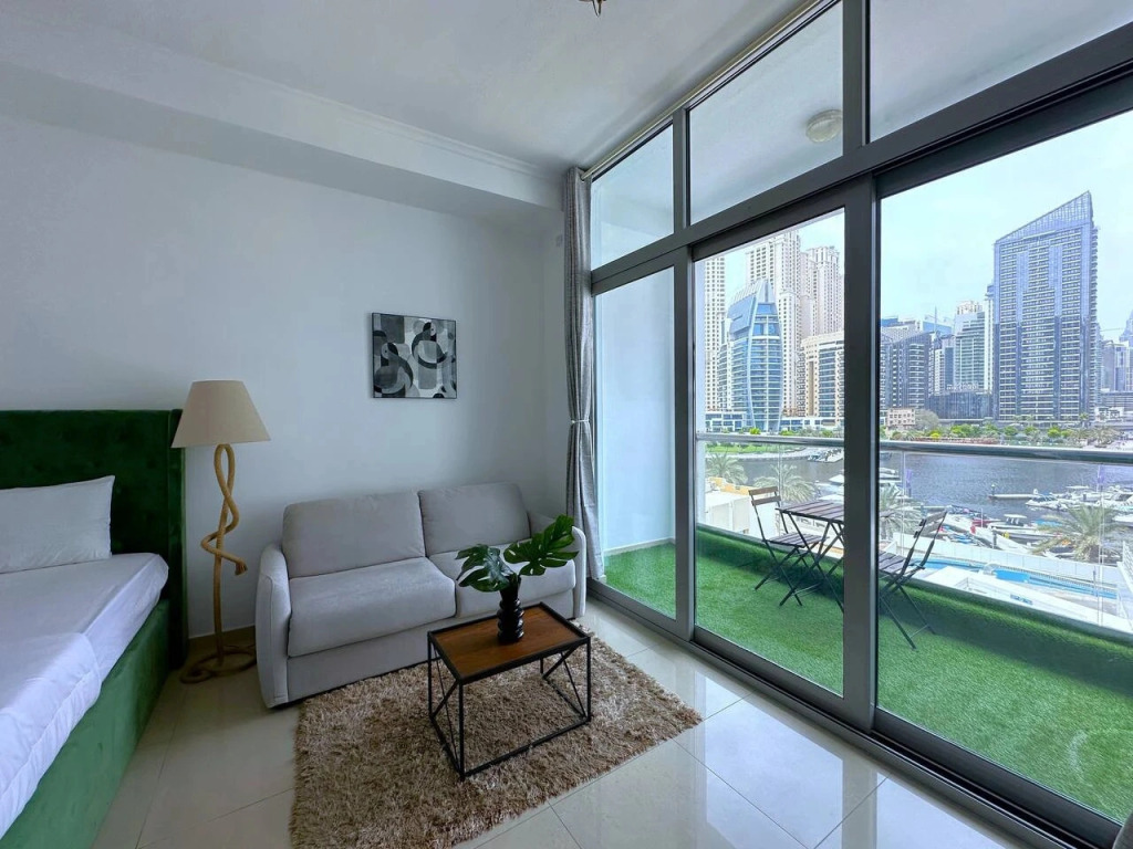 Квартира Marina View Studio | New | Balcony | Near Beach