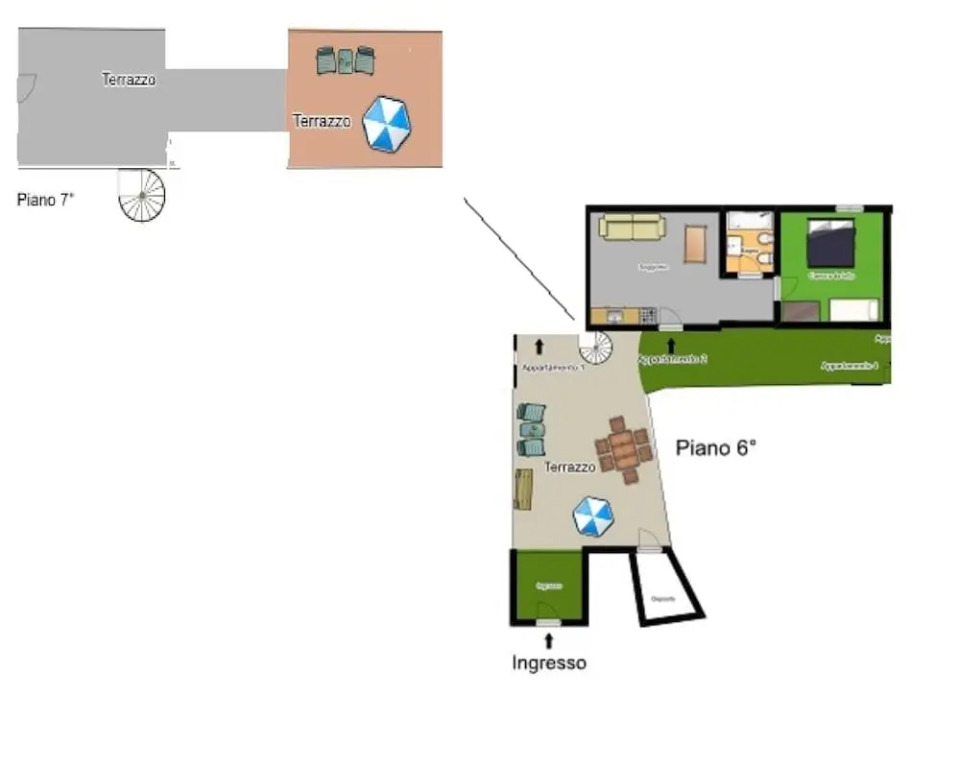 Roof Apartment Funicolare