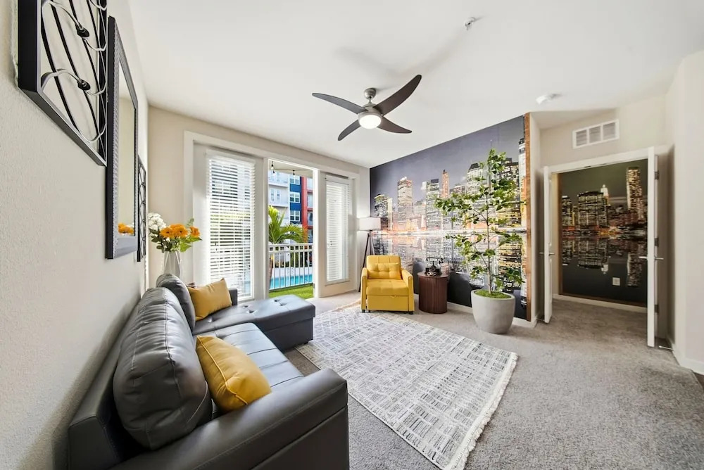 Stylish 2BR w Balcony Pool Pet-friendly 15