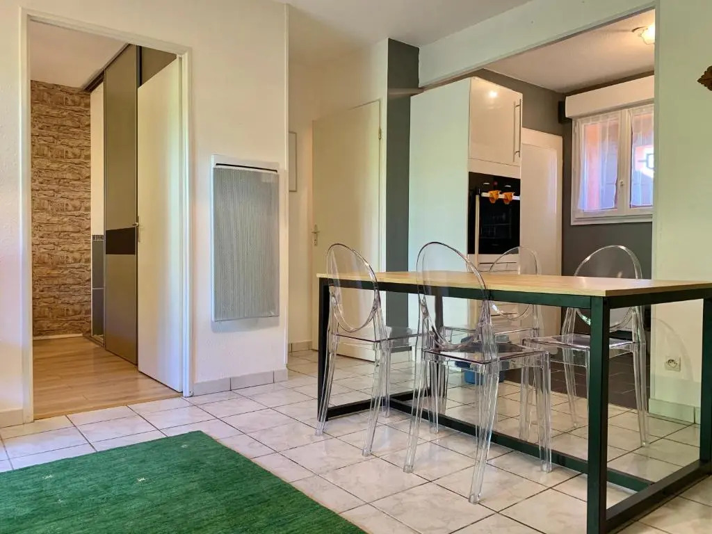 Blagnac : appartement T2 avec jardin, parking et climatisation