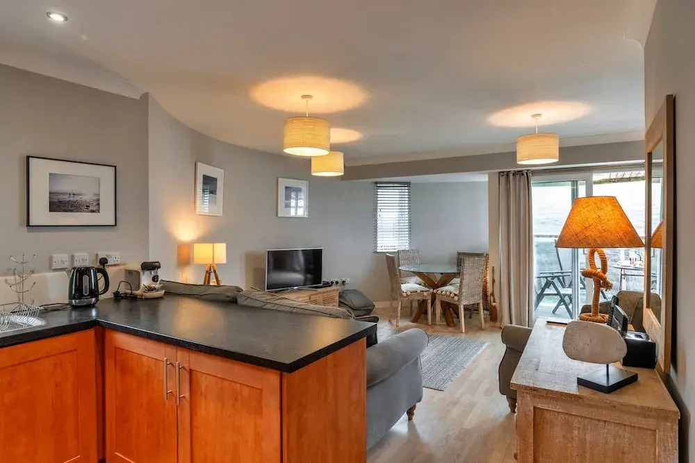 Apartment in Watergate Bay With Sea Views