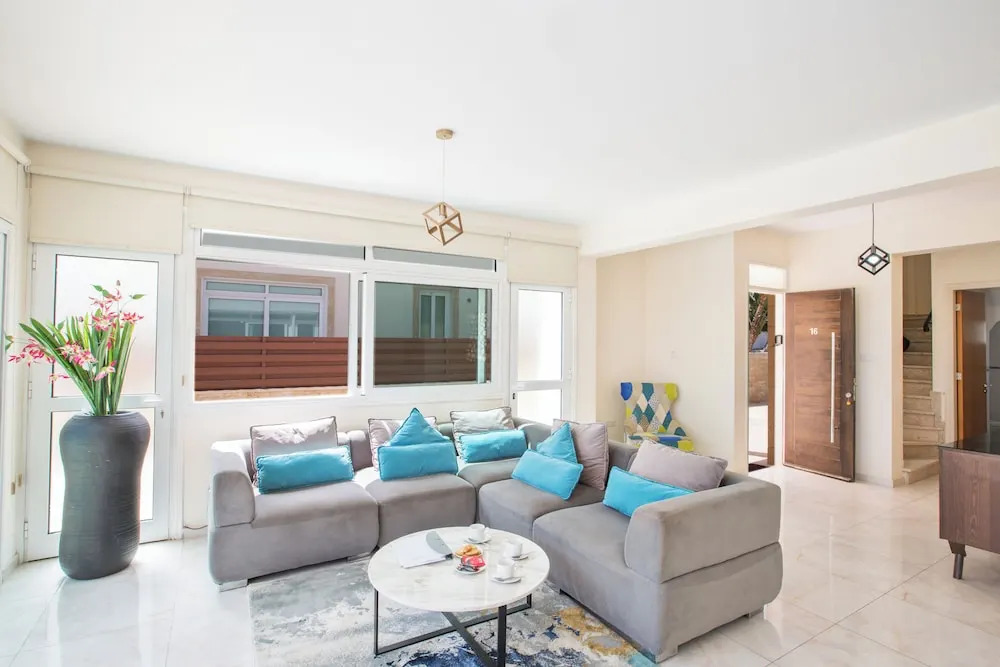 Protaras Mesogeios Villa Me16 Beachfront Villa in Protaras Center