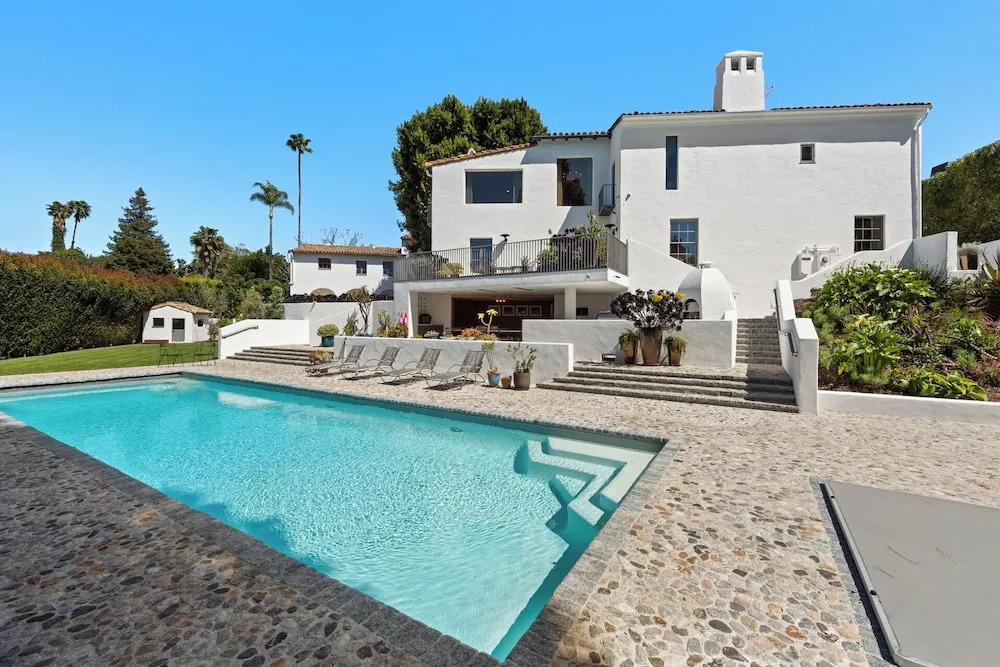 Howard Hughes Estate - Spanish Revival Gem w/ Pool, Wine Cellar & Guest House