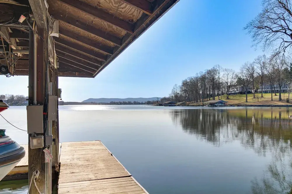 Lakefront Moneta Home w/ Community Dock!