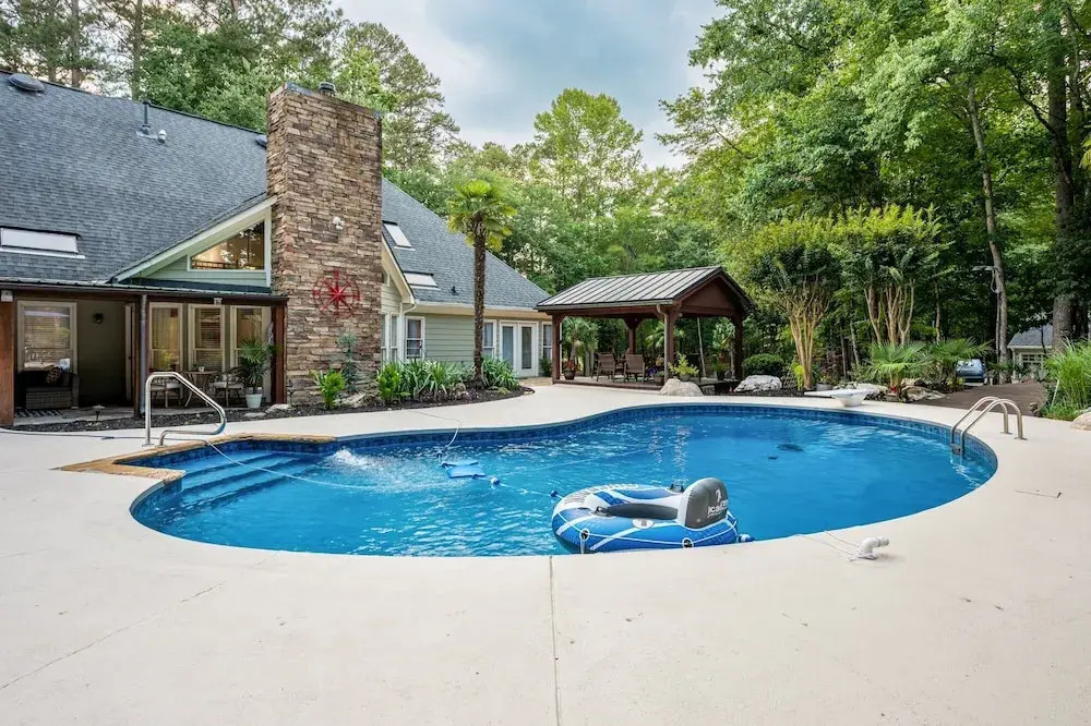 Poolside Farm Serenity Group Perfect, Cozy Gazebo
