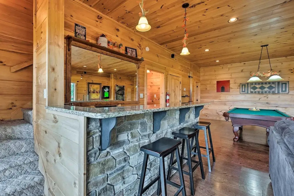 Smoky Mountain Views + Hot Tub: Spacious Cabin!