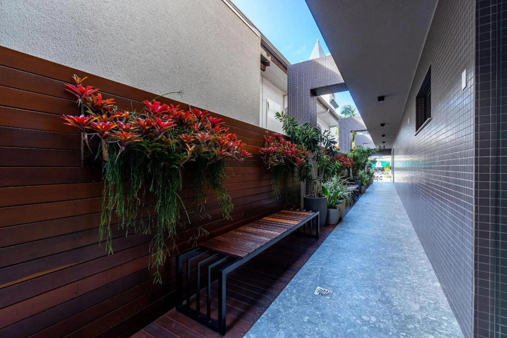 AION suítes 104 - Compacto e luxuoso Loft - Rooftop com piscina e academia - À poucos passos da praia