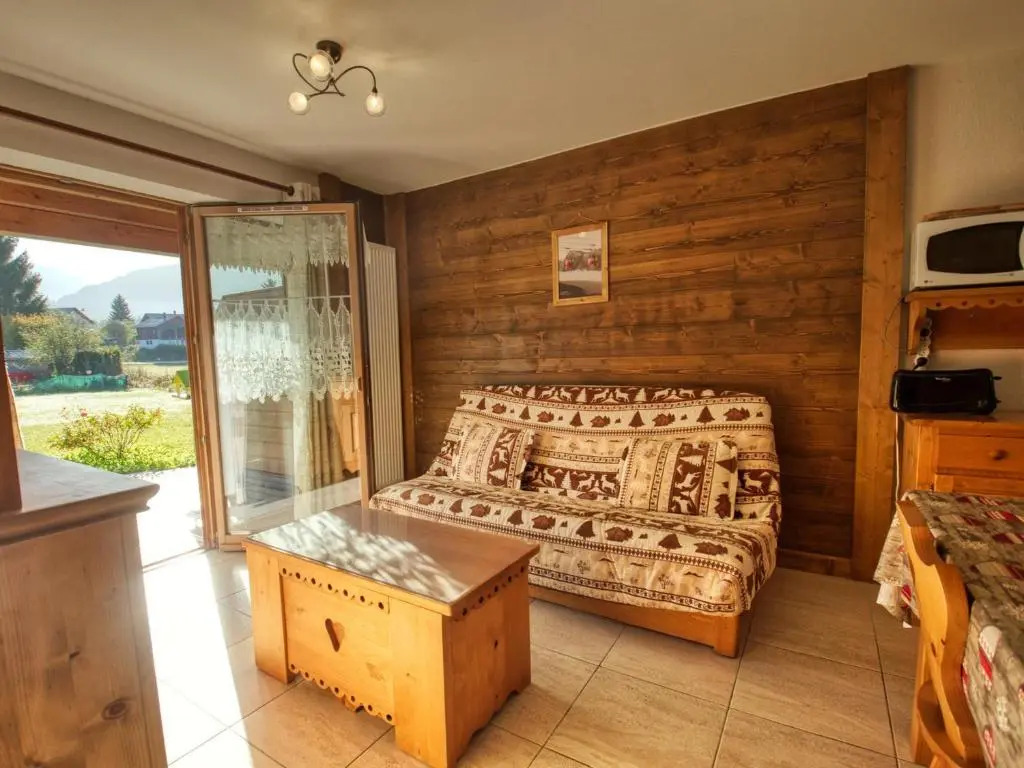 Charmant T3 avec terrasse et vue montagnes, 2 chambres à Morillon - FR-1-642-25