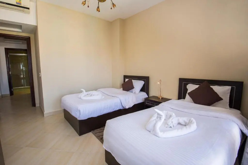 Premium sea view 2 bedrooms 2 bathrooms apartment located within Gravity Hotel & Aquapark Hurghada