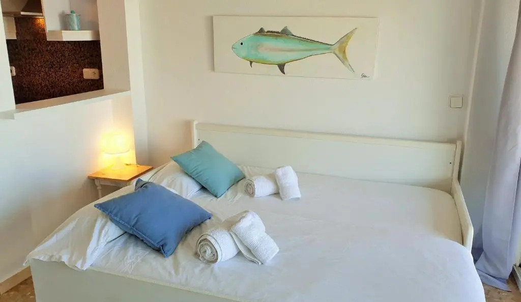 Vistas al Mar, 50 metros Playa y Centro, Cama Queen size
