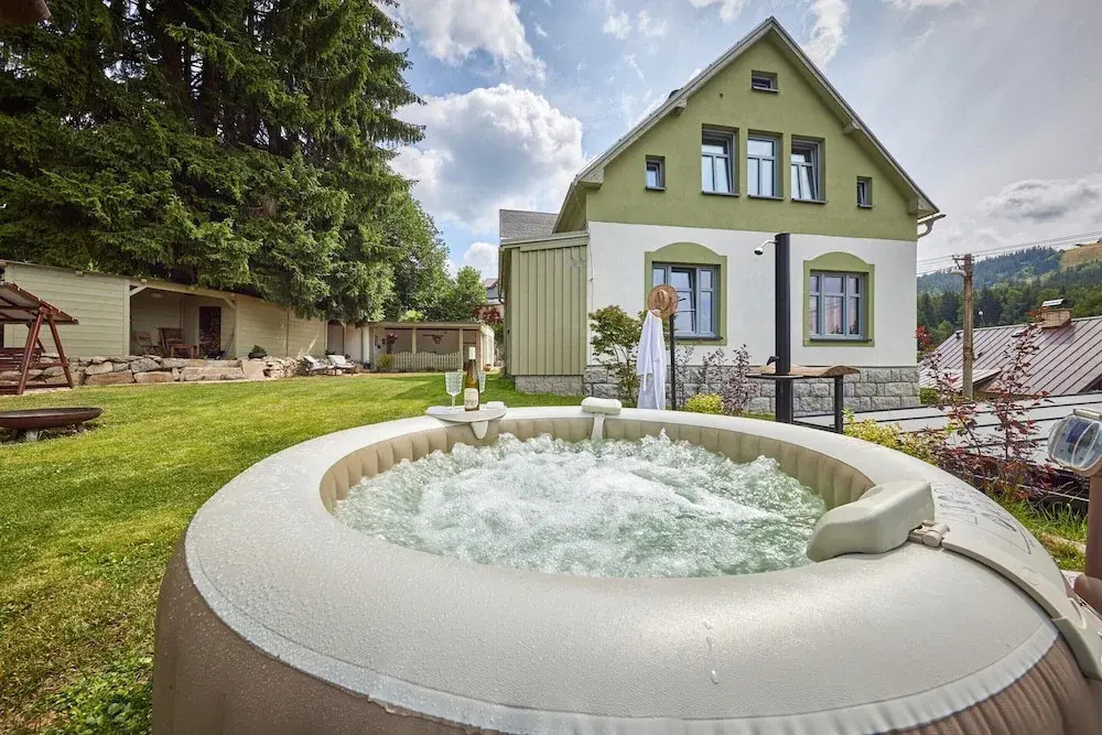Villa in Jablonec with Sauna & Hot Tub