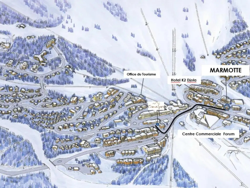 Appartement Courchevel 1850, 2 pièces, 2 personnes - FR-1-564-49