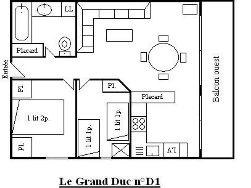 Appartement Méribel, 3 pièces, 6 personnes - FR-1-180-545