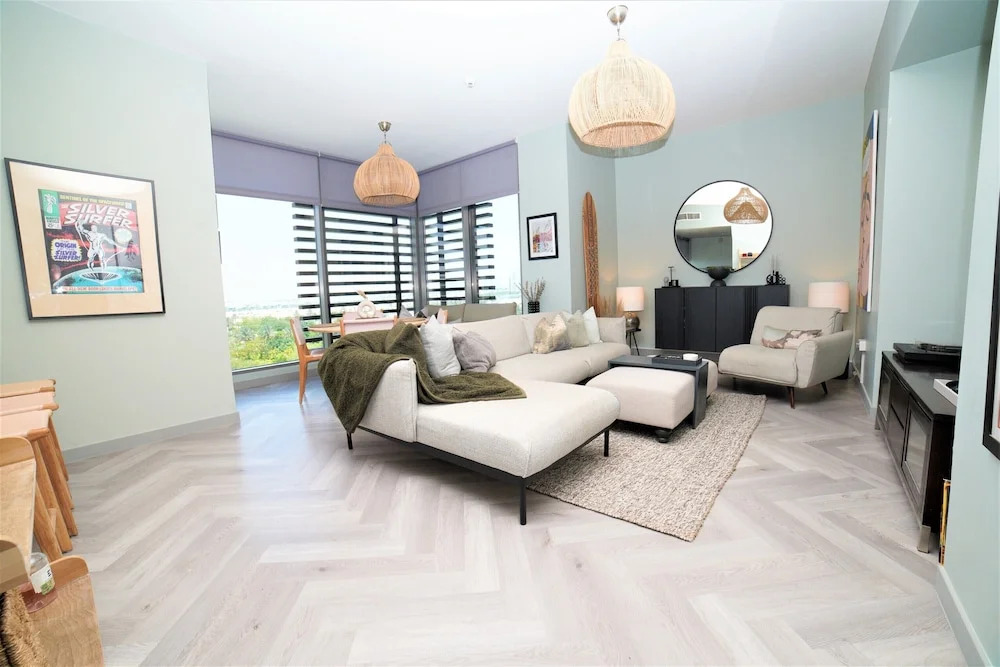 Luxurious Dubai Hills with balcony park view