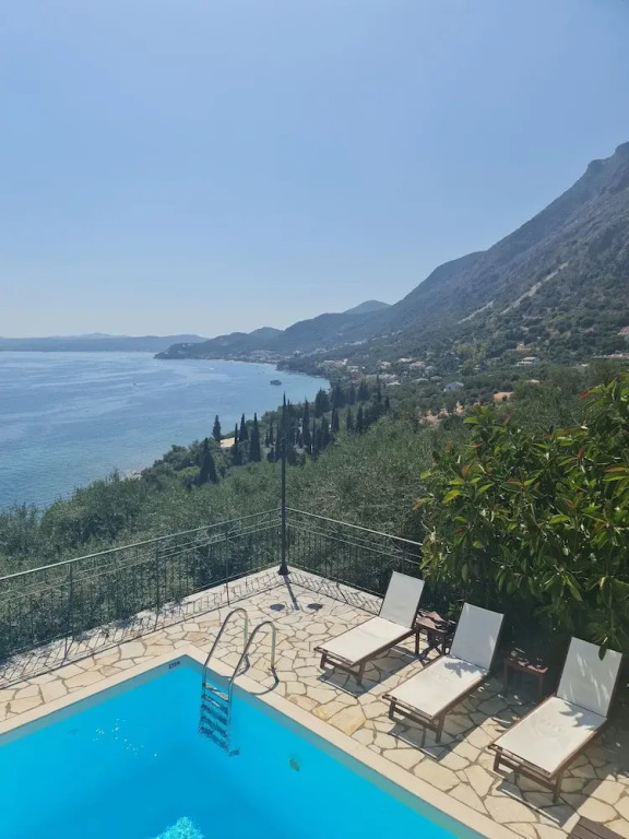 Gran Domenica Villa Corfu, Private Pool, Sea View, Garden