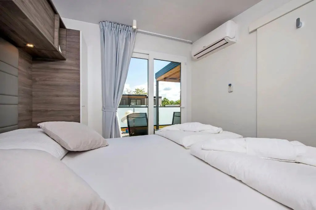 Eurocamp Mobile Homes at FKK Nudist Campsite Solaris