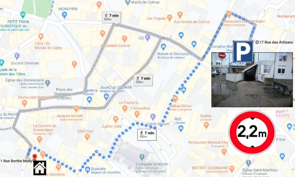 Aux Bijoux de Colmar - Le Saphir - 1 PARKING GRATUIT