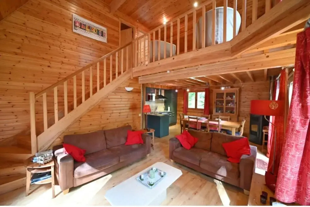Chalet in Biron With Sauna and Nature Views