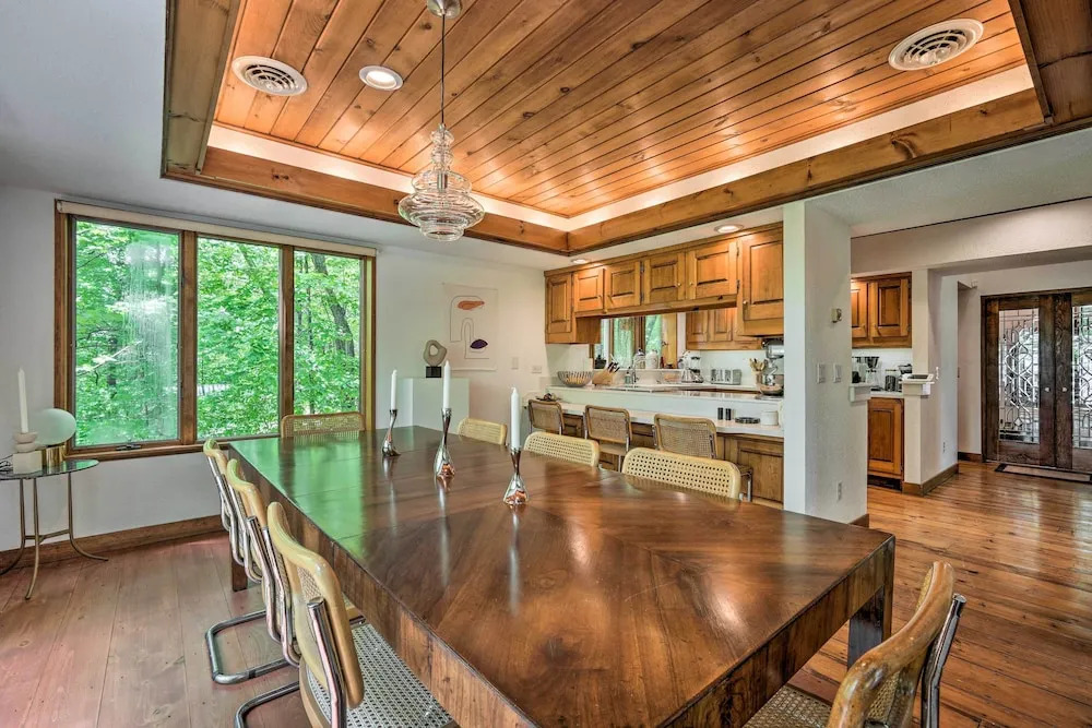 Luxe Plymouth Chalet w/ Indoor Pool & 3 Decks!