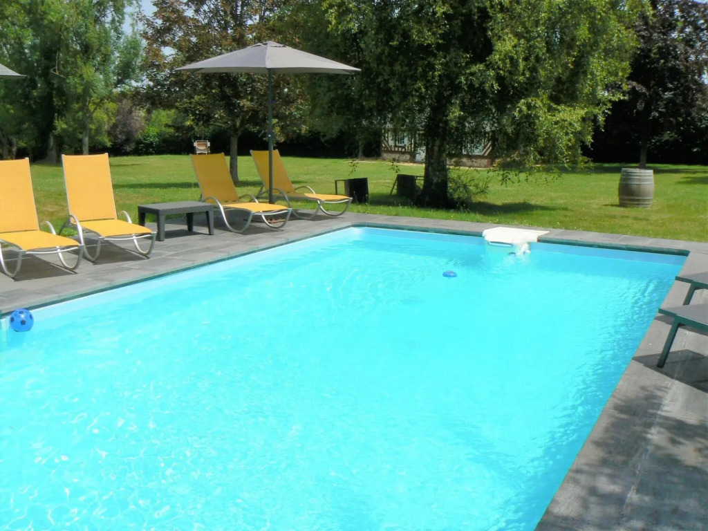 Estate in Normandy with Pool & Tennis Court