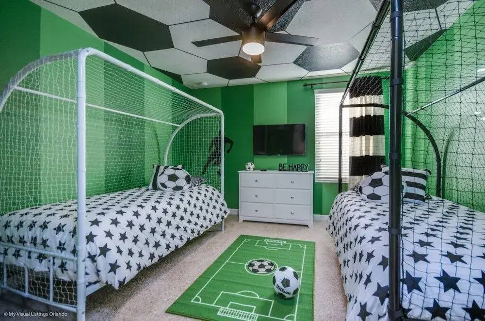 Themed Kids Room & Movie Theater Room 8 Bedroom Villa by Redawning